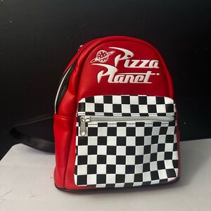 Hot Topic Red and Black Checkered Mini Bag